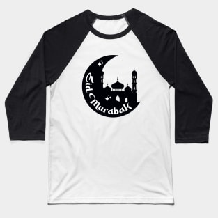 Eid Mubarak - Mosque Design for Muslims Baseball T-Shirt